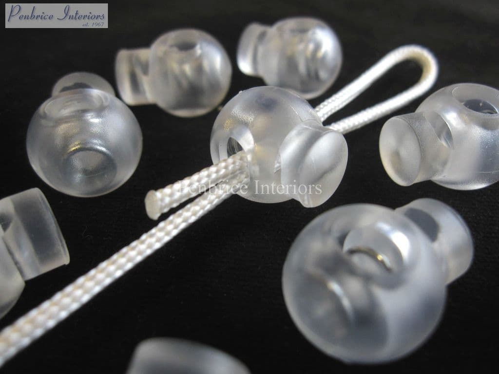 10 Orbs Roman Blind Spring Loaded Cord Stoppers String Adjuster ...